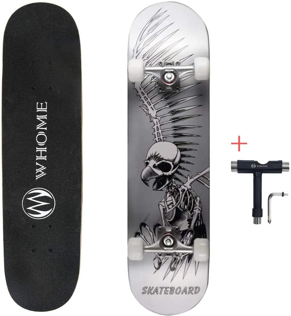 10 Best Skateboard For Beginners In 2024 Safe To Ride Tested   WHOME Pro Skateboard Complete 942x1024 