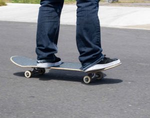 street skateboard trick