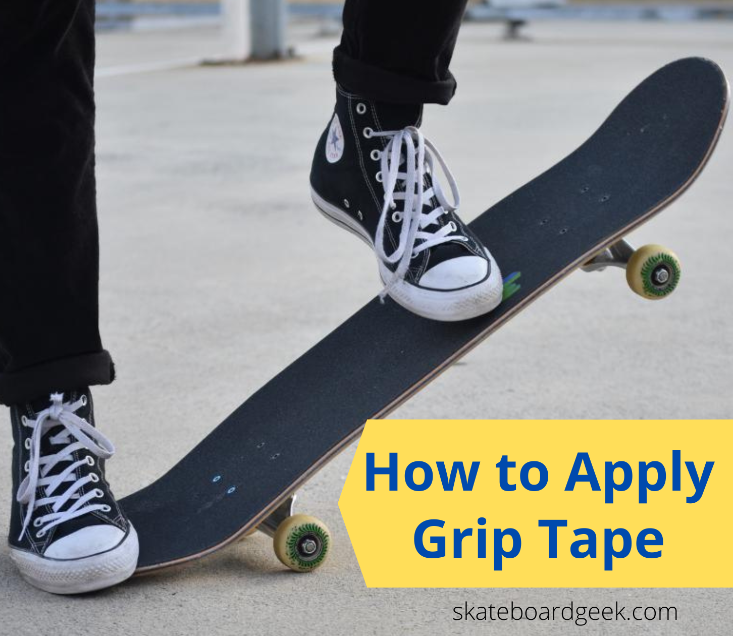 how to apply grip tape on skateboard