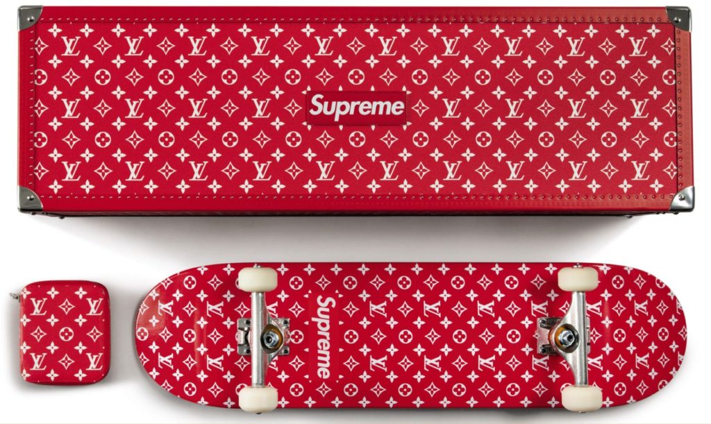 Louis Vuitton X Supreme Skateboard cost
