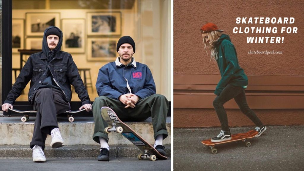 what to wear when skateboarding in winter