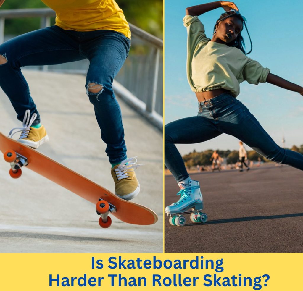 is skateboarding easier than roller skating