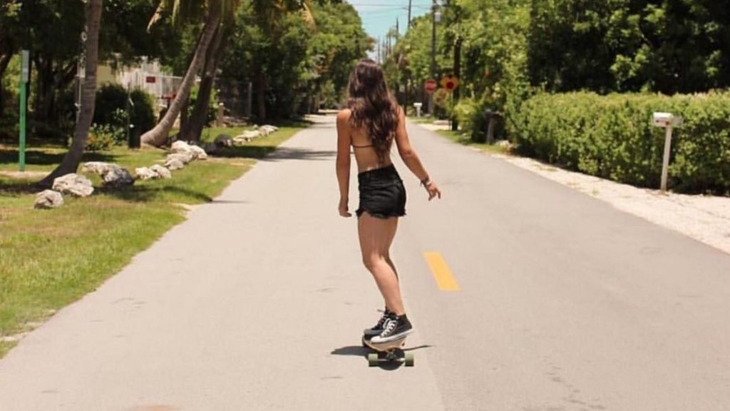 cruising skateboard