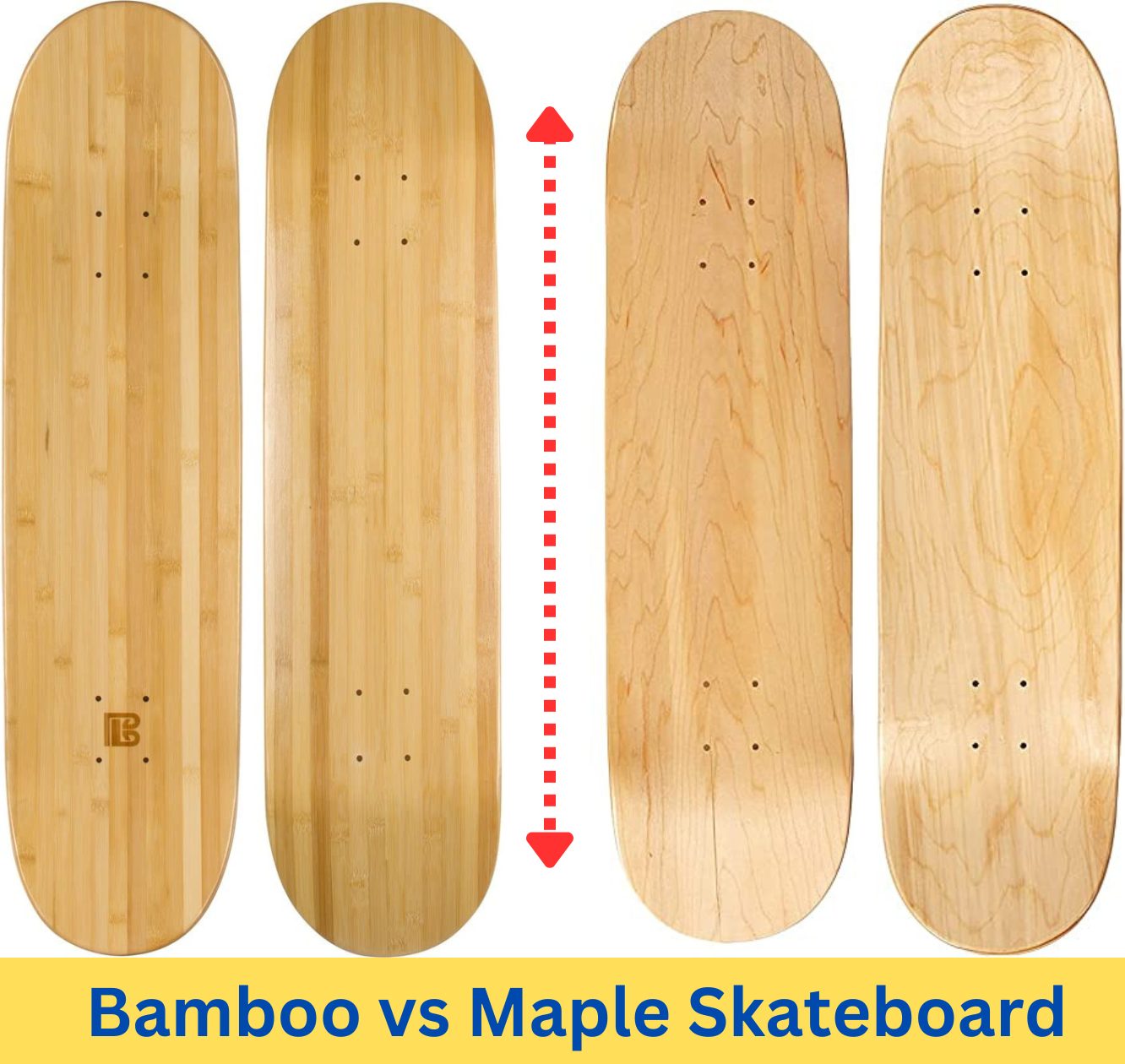 bamboo vs maple skateboard